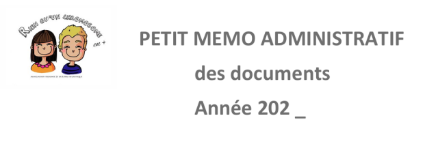 Mon Memo Administratif